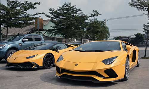 Lamborghini Aventador S giá 40 tỷ tại Việt Nam đi "phượt"